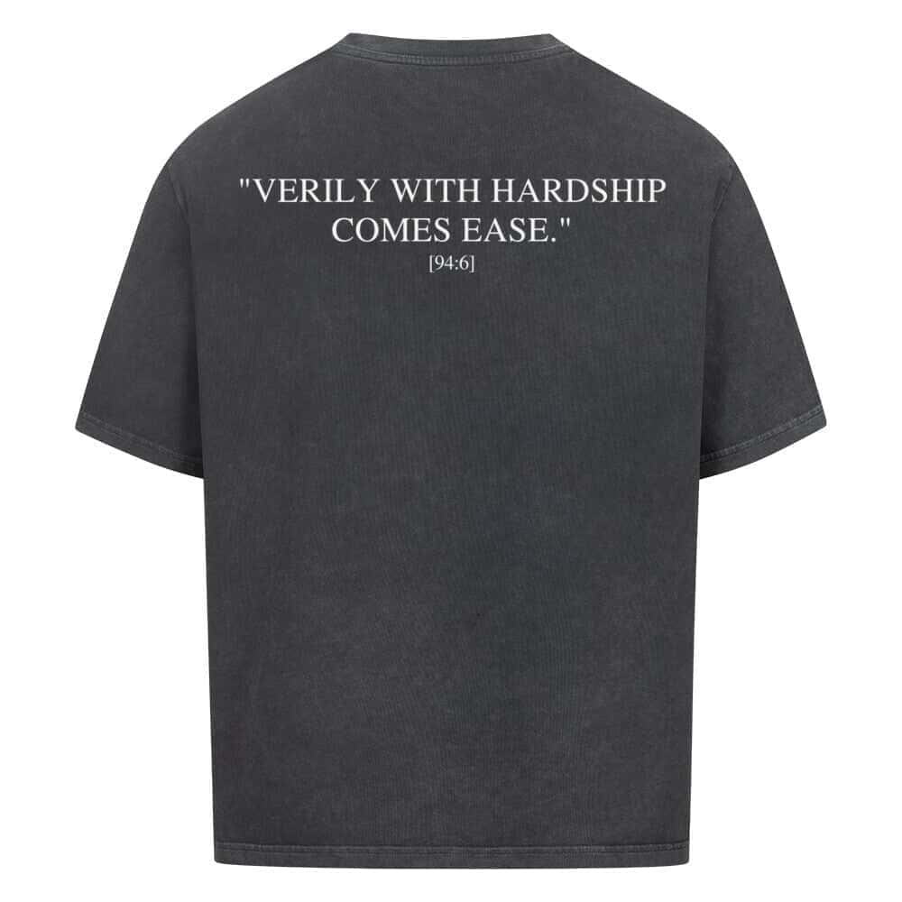 Hardship - Oversized Shirt Washed Black