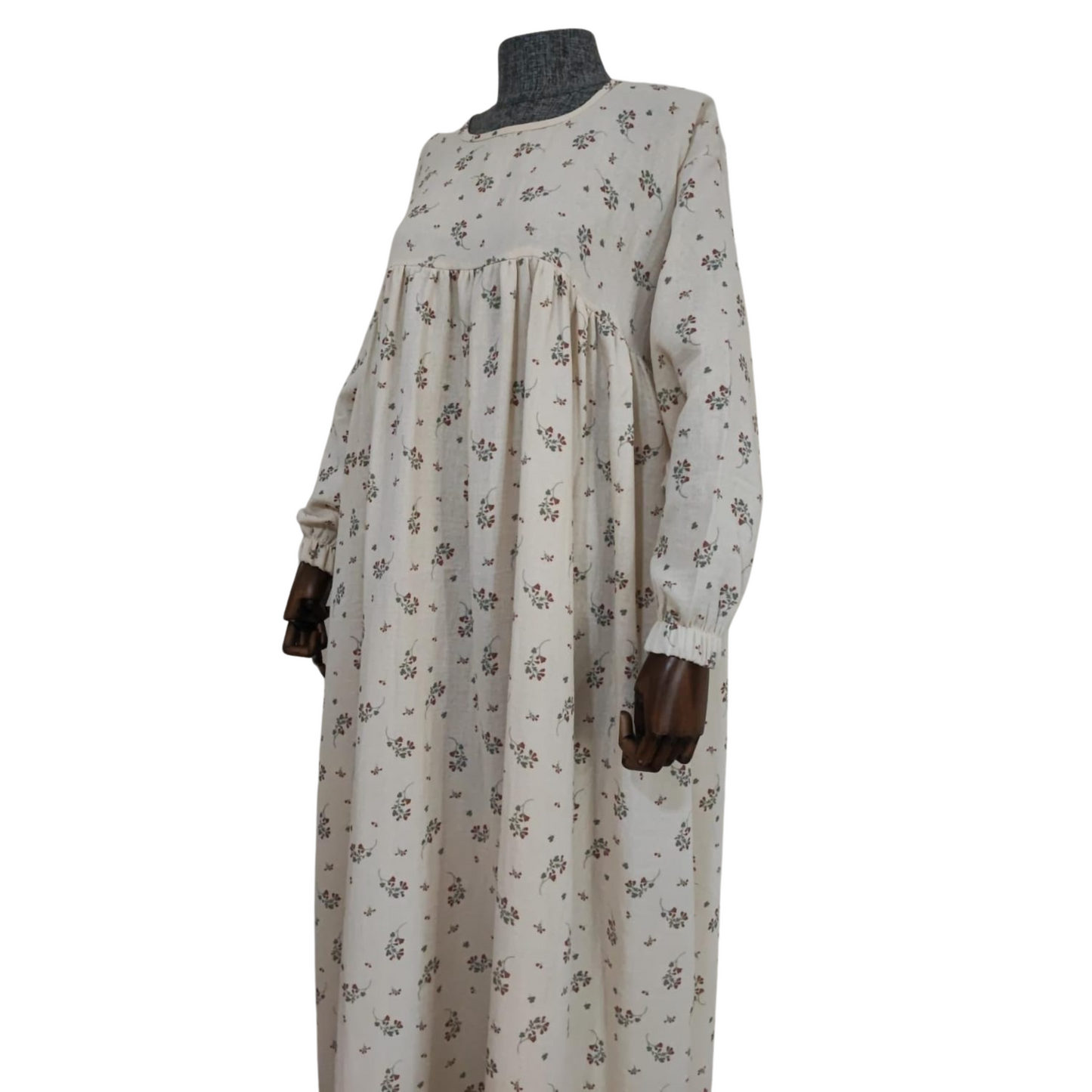 Rüschchen Abaya aus Muselin