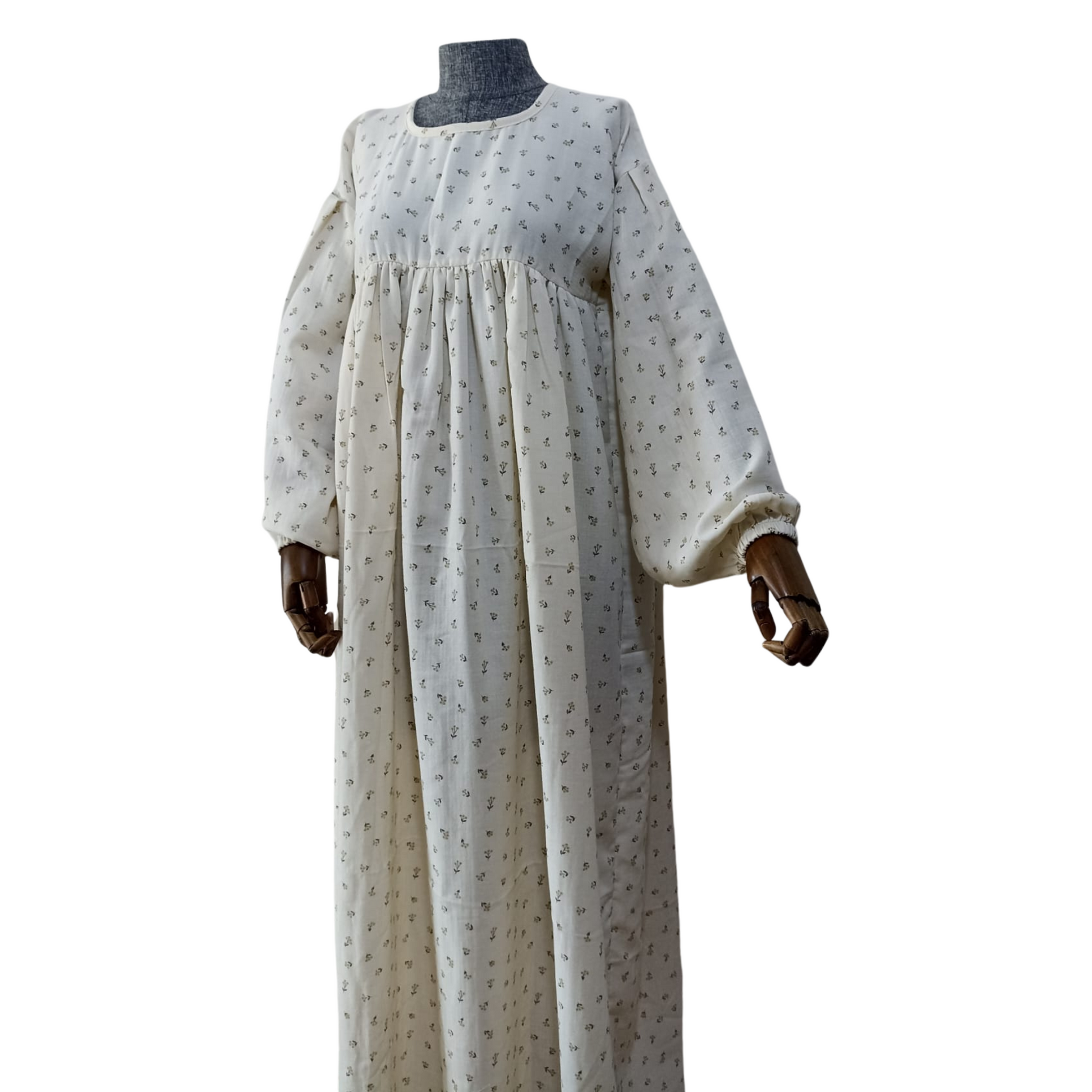 Rüschchen Abaya aus Muselin