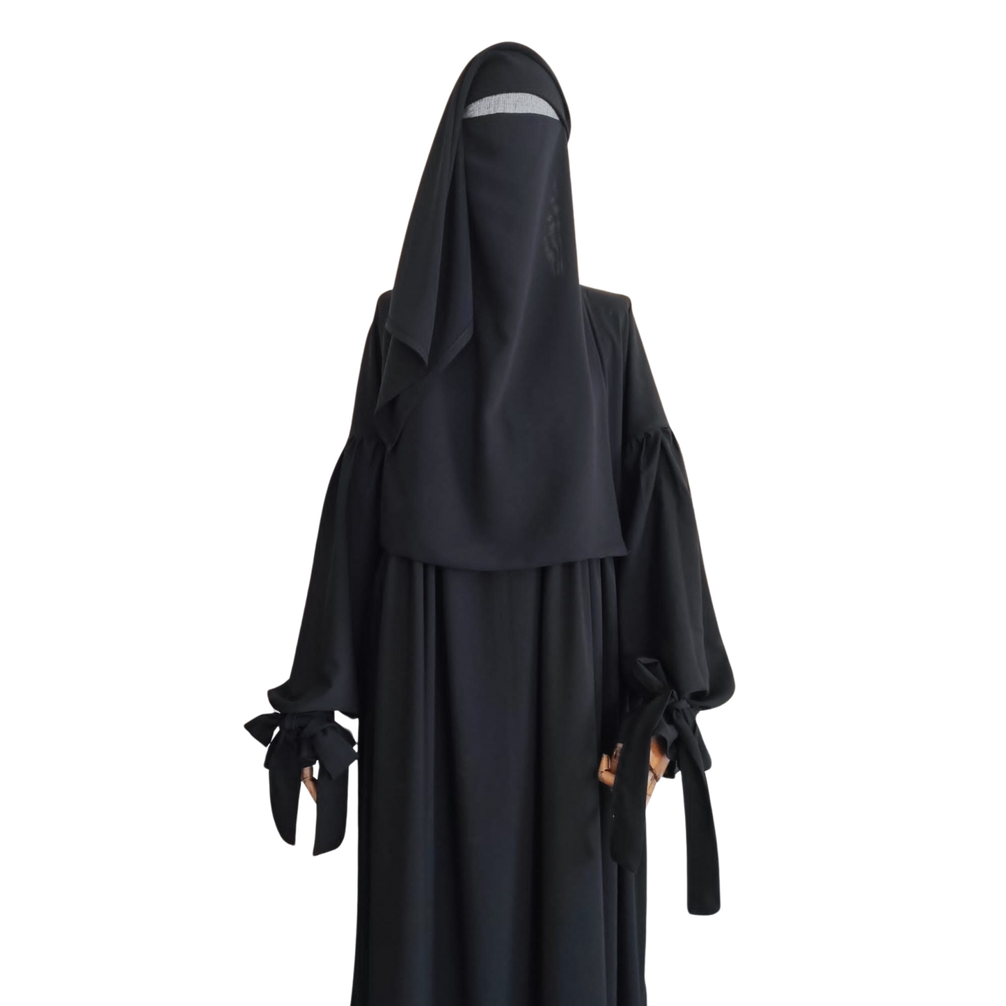 1 Lagiger Niqab mit Full-Face Klappe