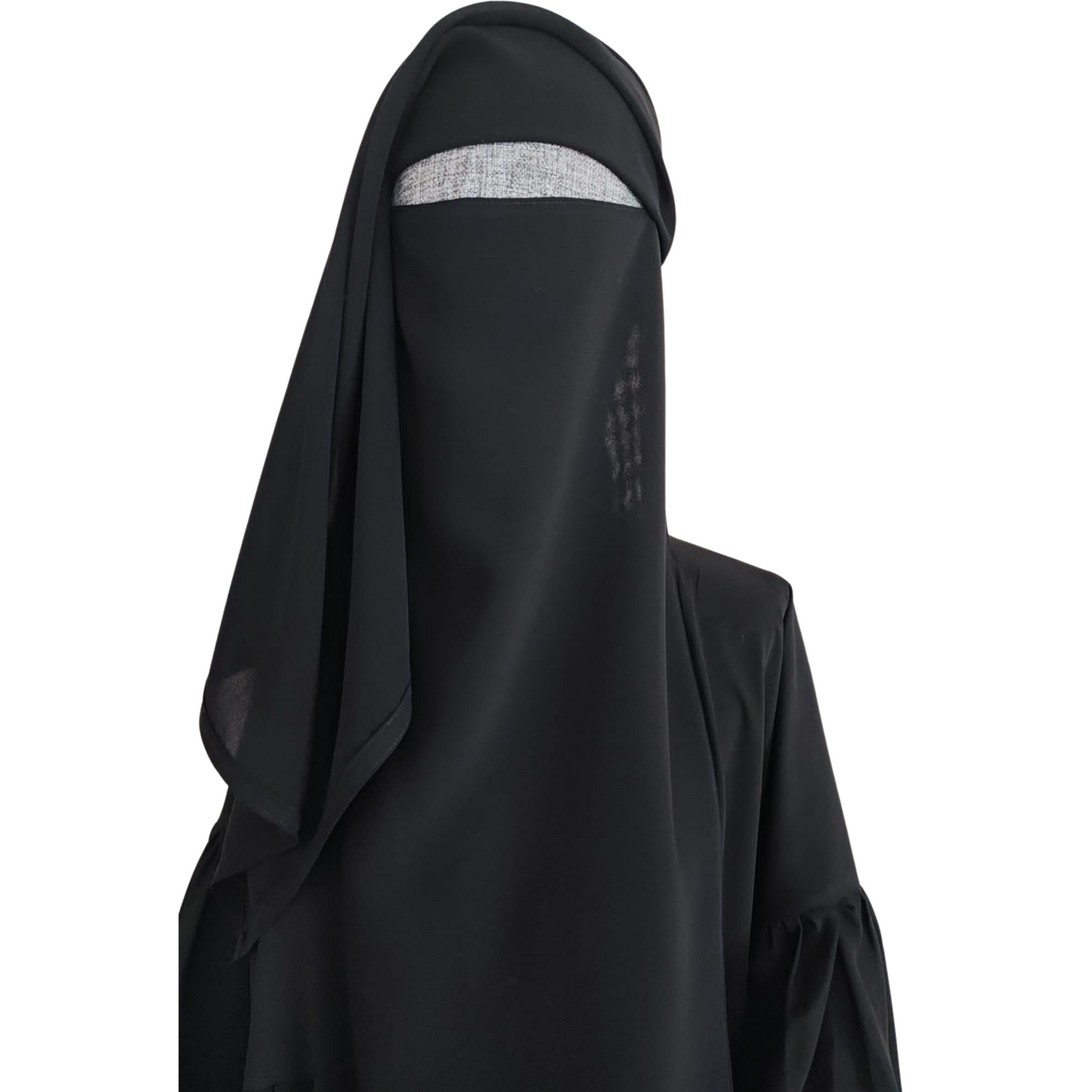 1 Lagiger Niqab mit Full-Face Klappe