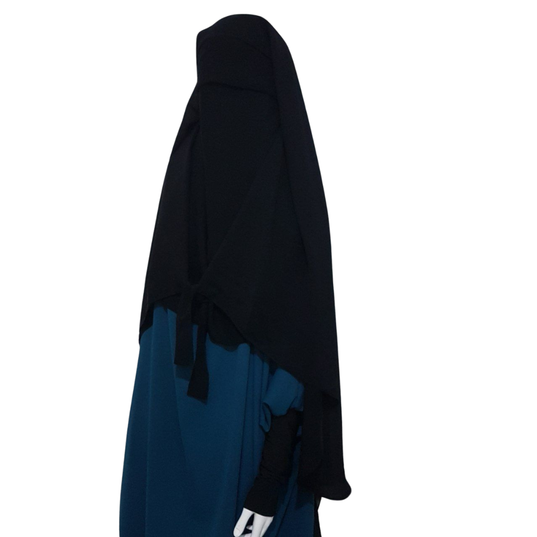 Niqab 3 Lagig mit Cape Funktion