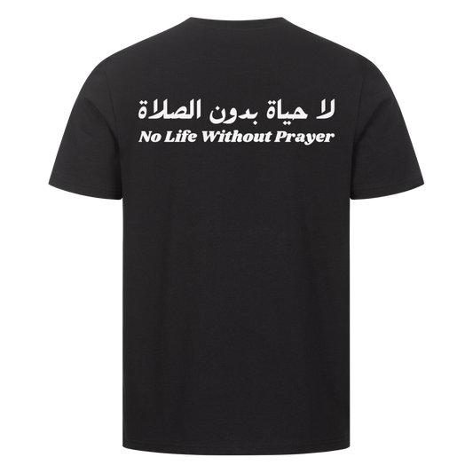 No life without prayer - Premium T-Shirt Schwarz