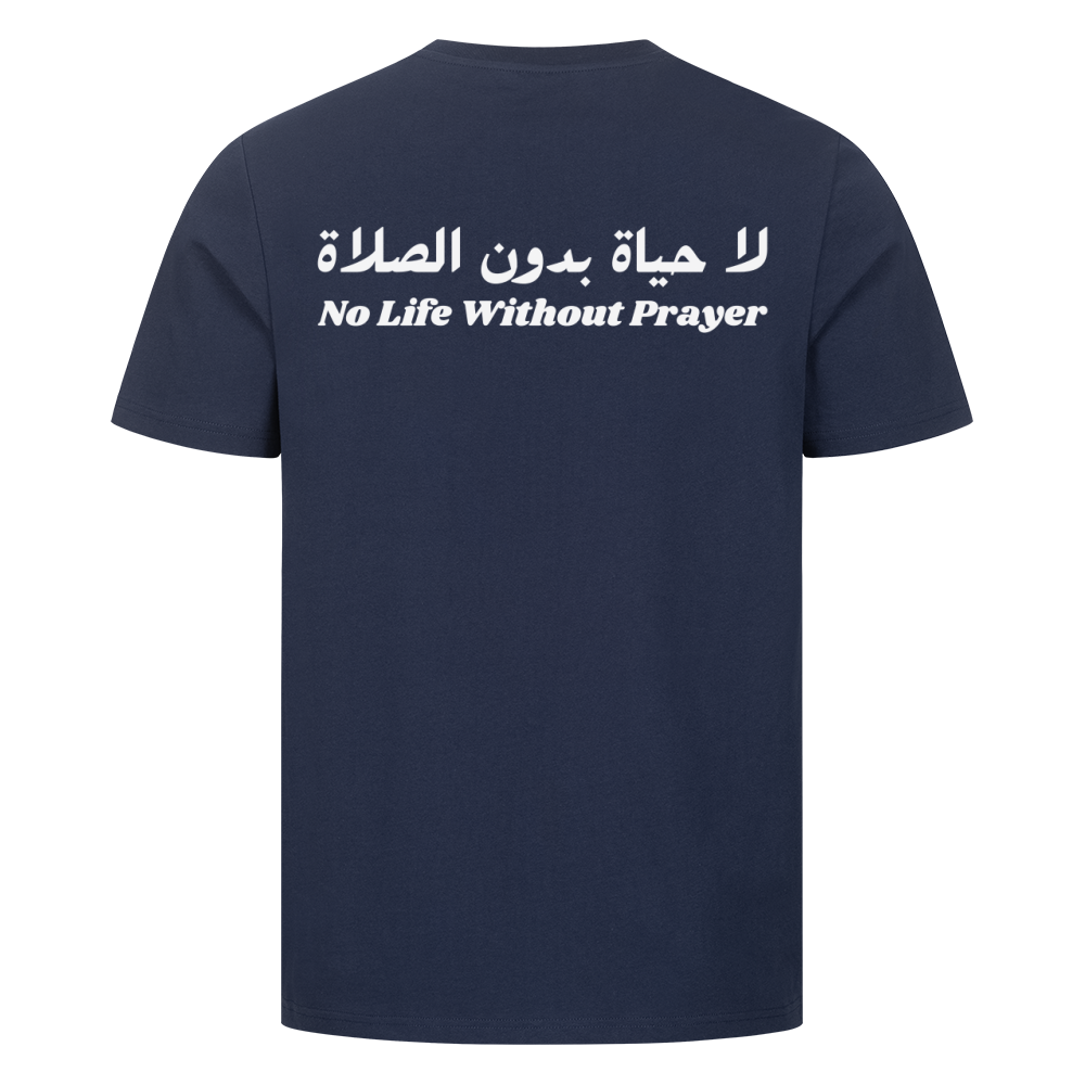 No life without prayer - Premium T-Shirt French Navy