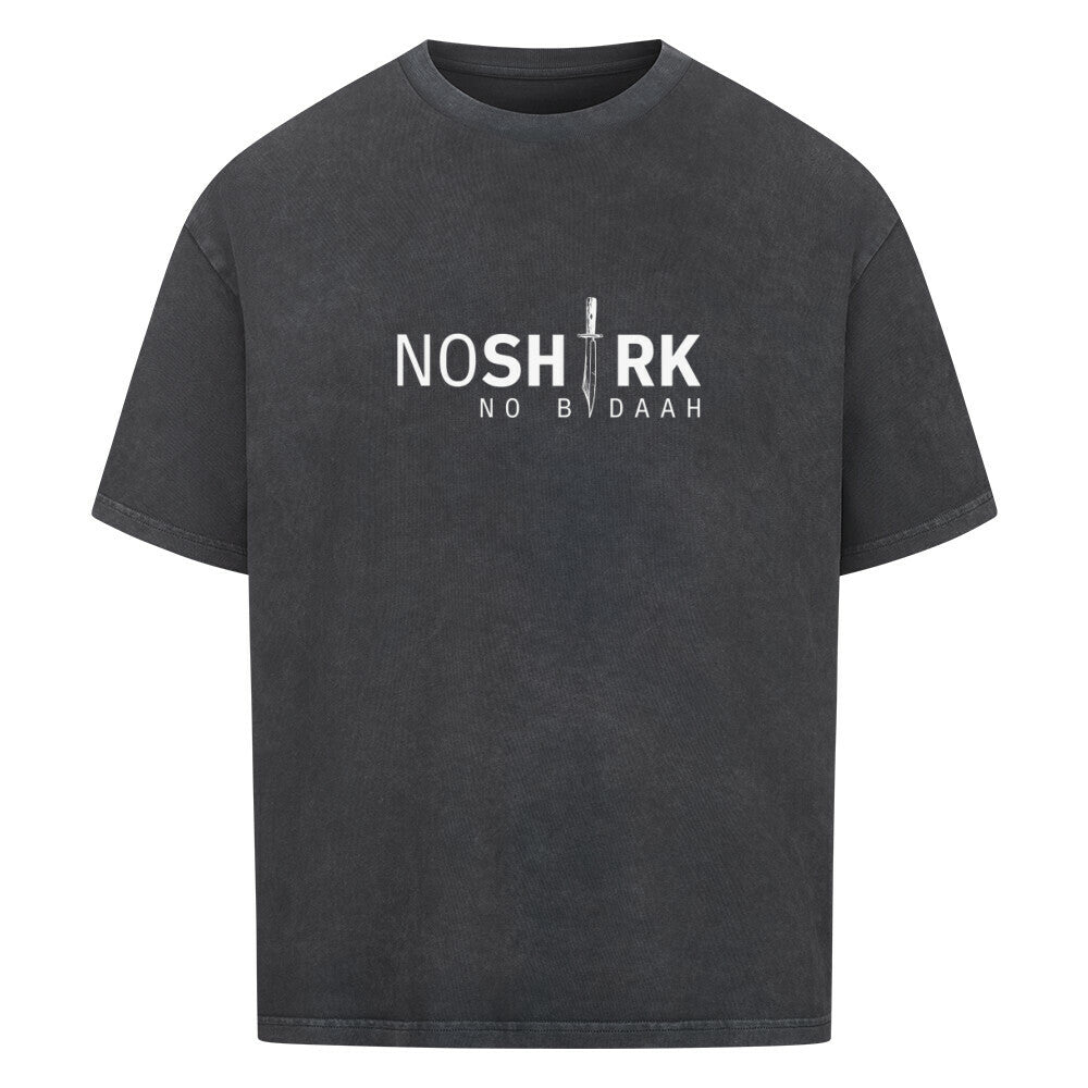 No Shirk - Oversized Shirt Washed Black