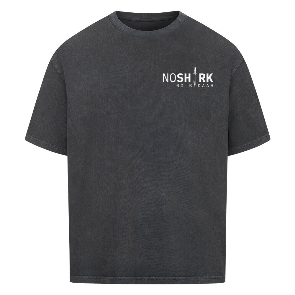 No Shirk - Oversized Shirt Washed Black