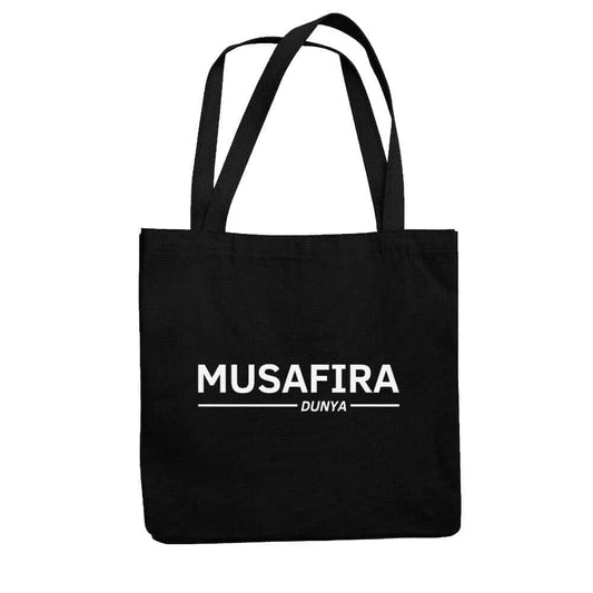 Musafira - Jutebeutel Unisex Schwarz