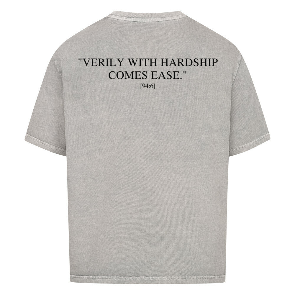 Hardship - Oversized Shirt Washed Grey