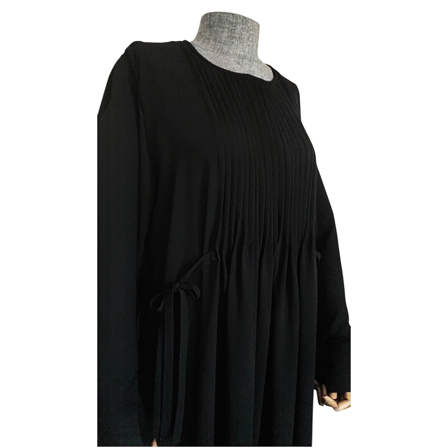 Abaya mit Raffung