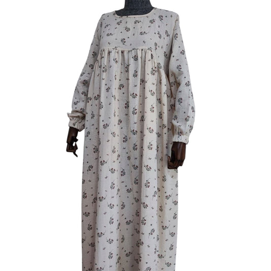 Rüschchen Abaya aus Muselin