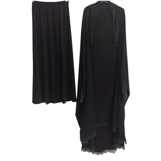 Khimar Set mit Spitze