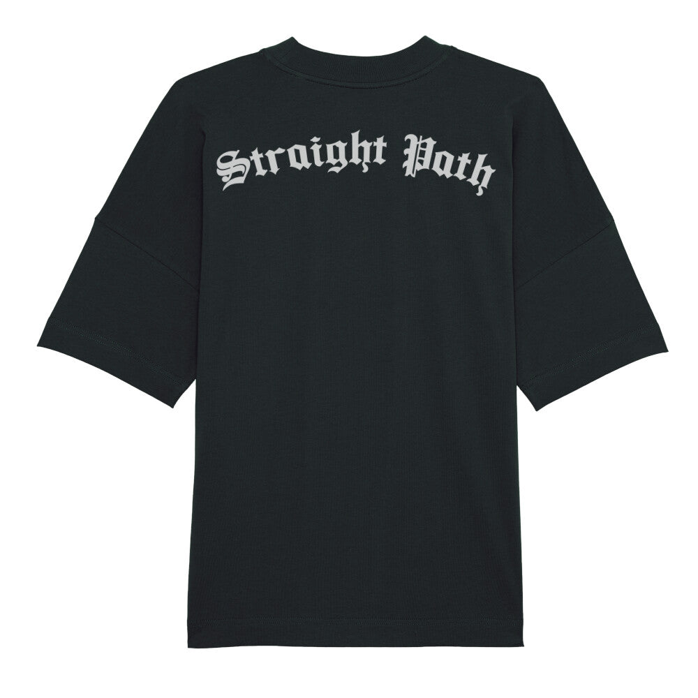 Straight Path - Premium Organic Oversize Blast Schwarz