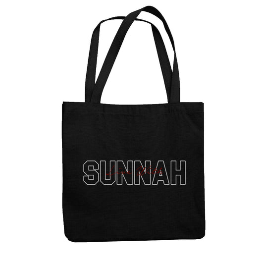 Sunnah - Jutebeutel Unisex Schwarz