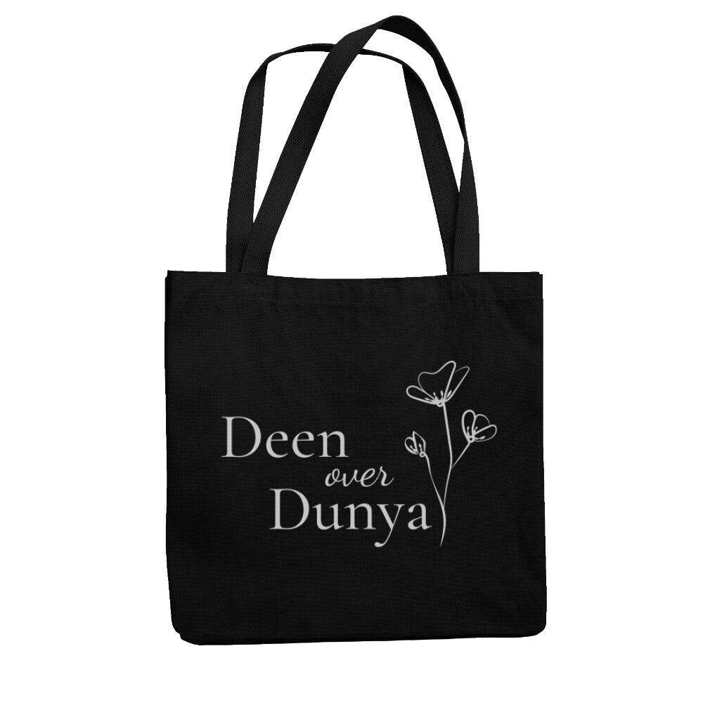 Deen over Dunya - Jutebeutel Unisex Schwarz