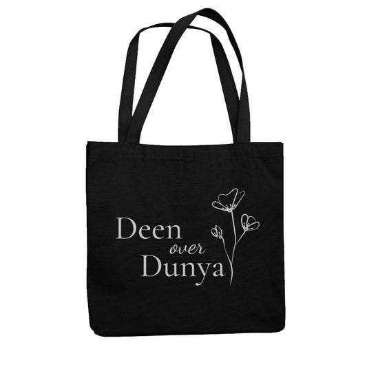 Deen over Dunya - Jutebeutel Unisex Schwarz