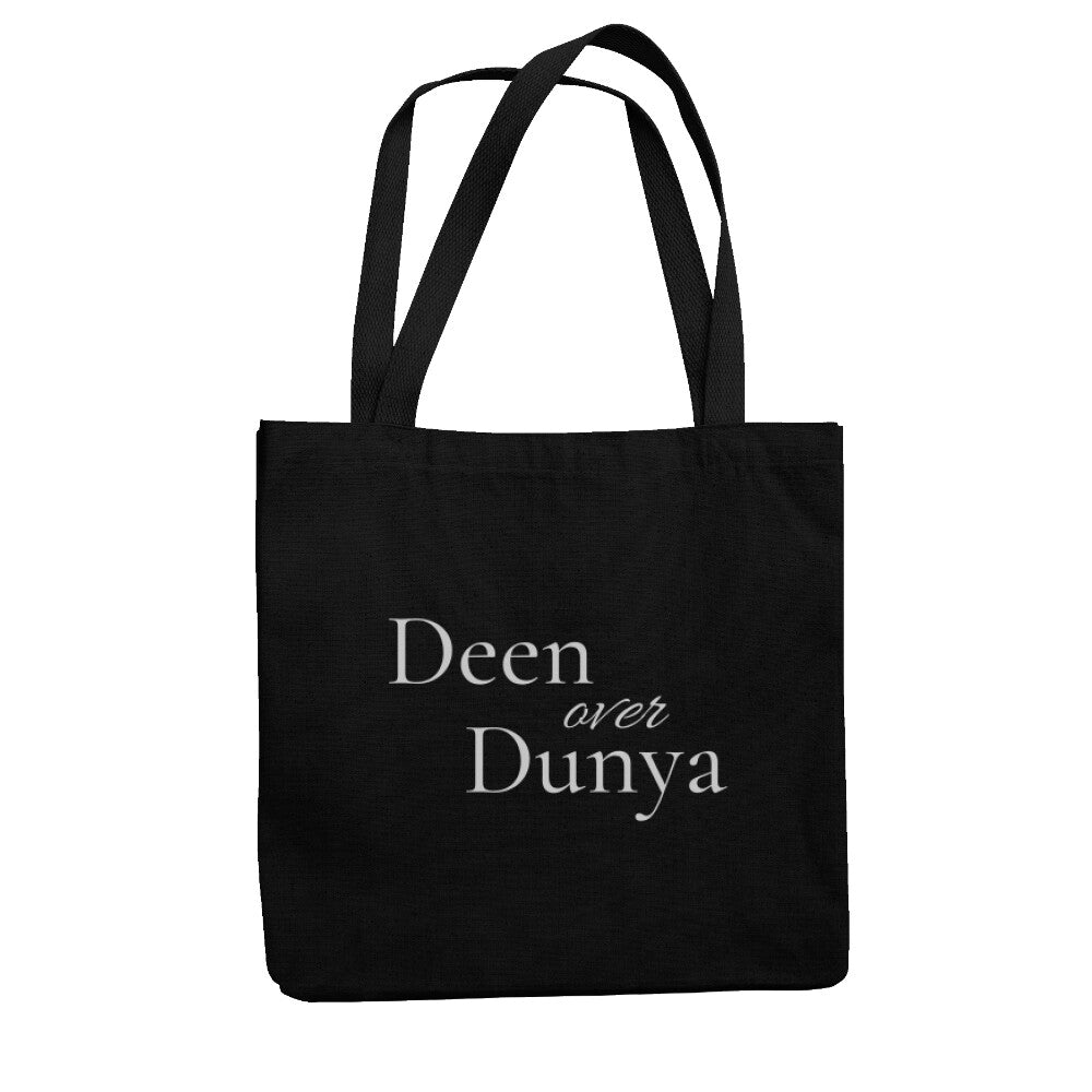 Deen over Dunya - Jutebeutel Unisex Schwarz