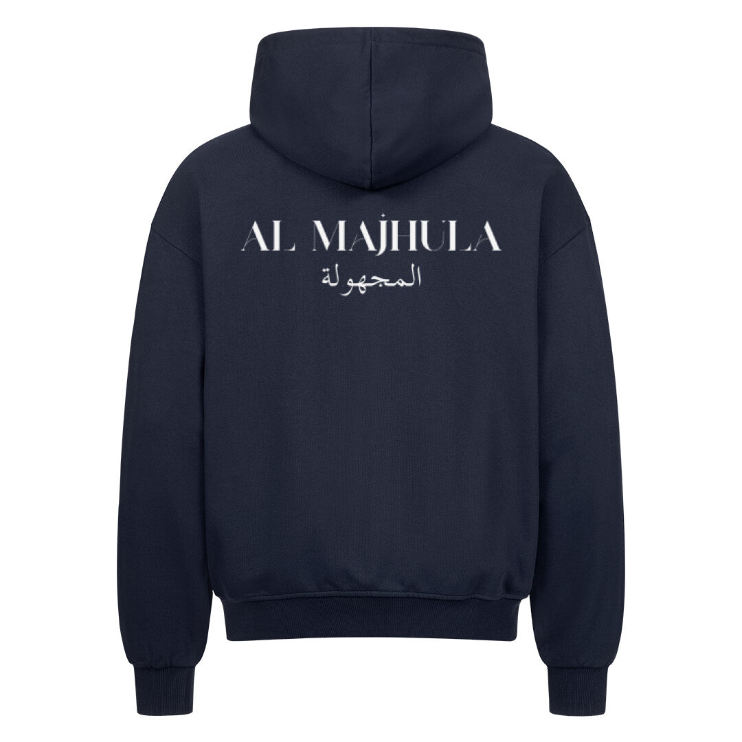 Al Majhula - Oversized Zipper Hoodie French Navy